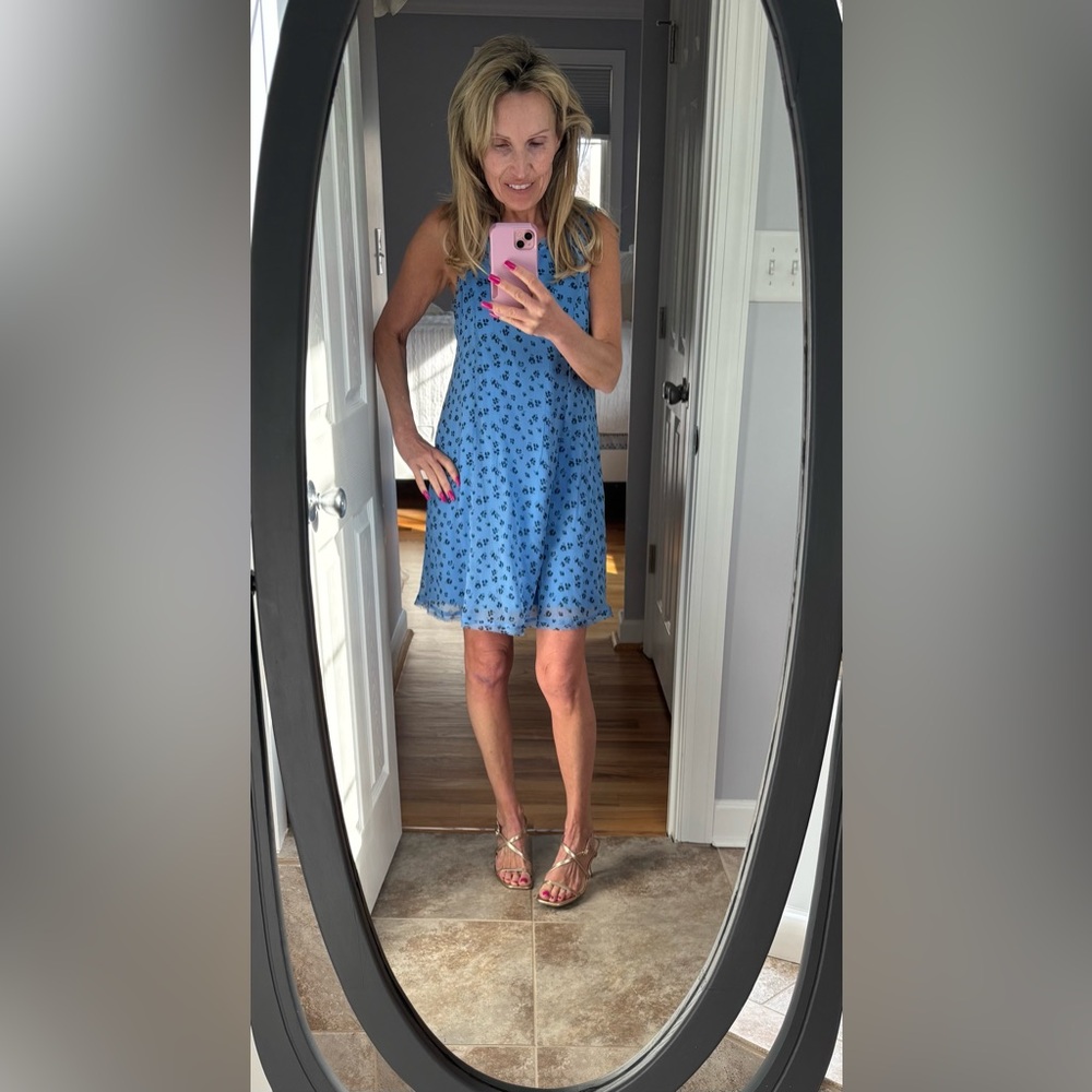 Abercrombie & Fitch Blue Floral Mini Dress